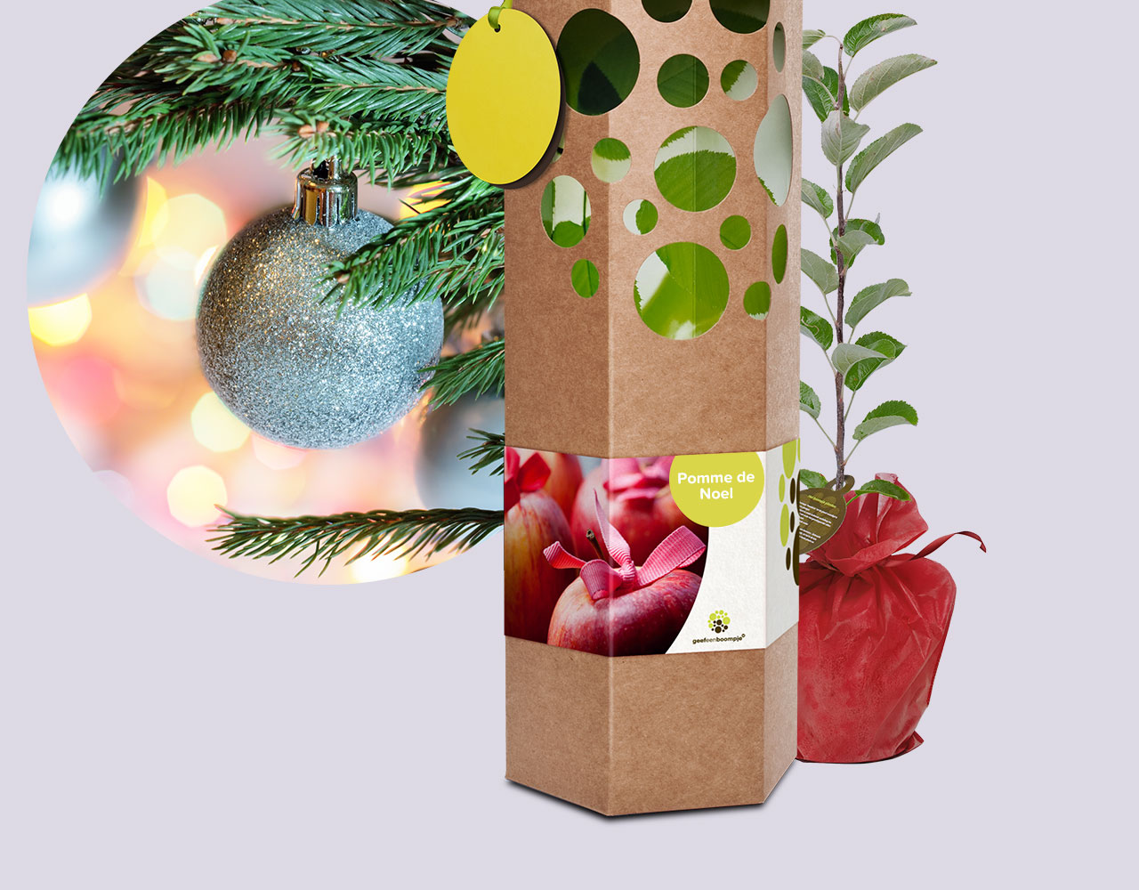PRETYZOOM 30Pcs Ornement de Pomme de Noël Petites Pommes Blanches avec des Feuilles Pendentifs d'arbre de Noël pour Le Festival Suspendu Décor d'arbre de Noël